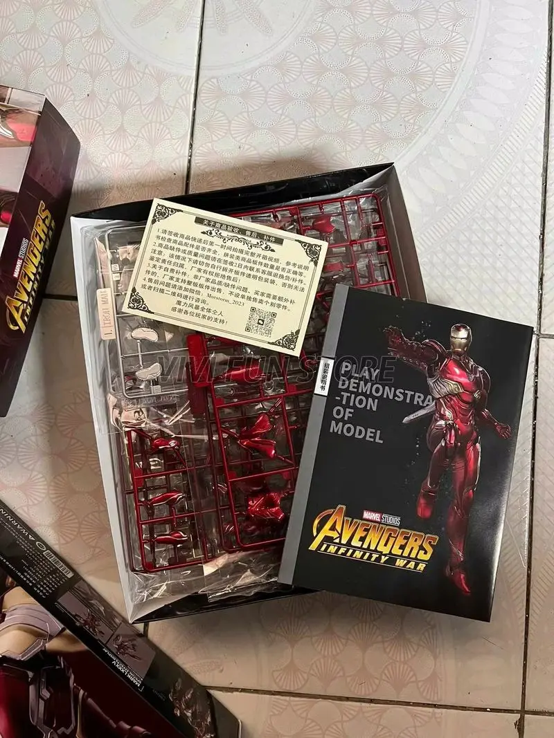 In Stock MOR Storm Avengers:Endgame Iron Man Mark 85 Mark 50 Assemble Model Toy Collectible Gift The Avengers