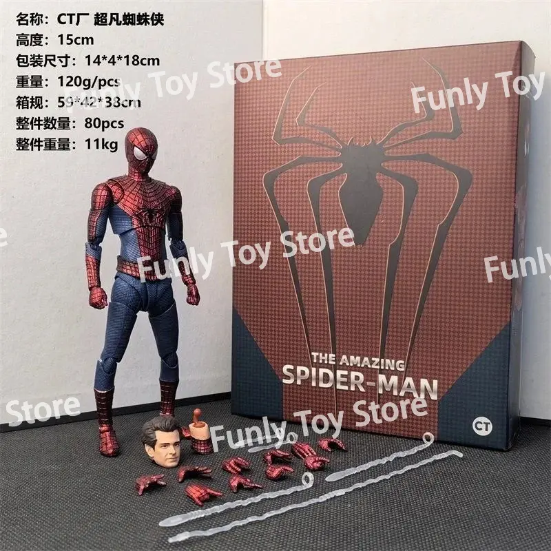 In Stock Ct Toys Spiderman Figure The Amazing Spider-Man Andrew Garfield Anime Action Figure Figurine Model Statue Gifts Toys