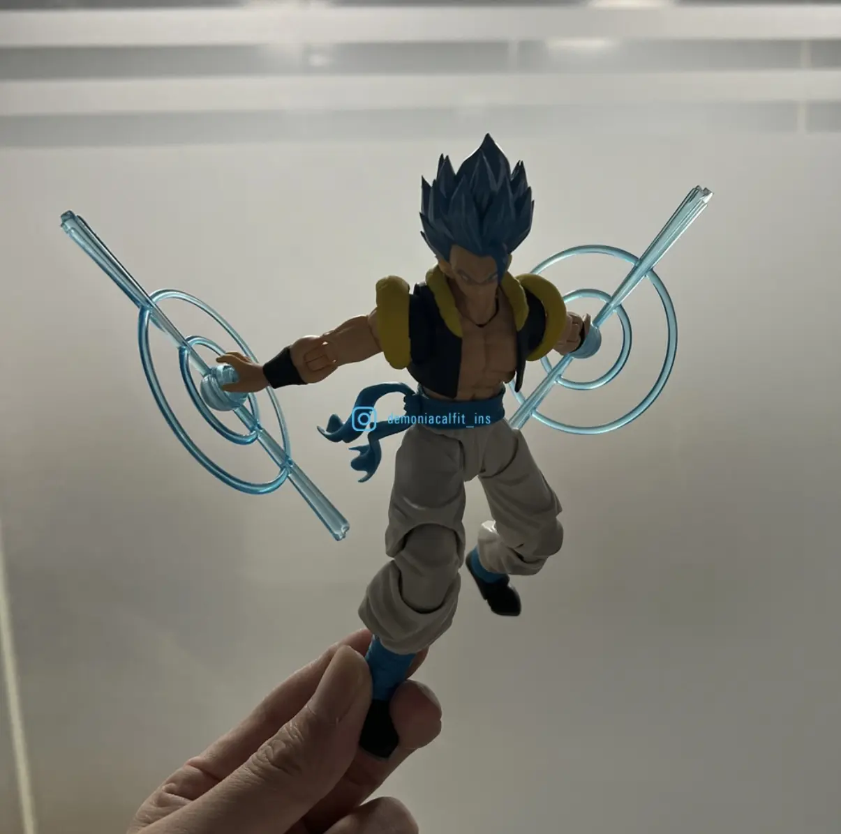 Demoniacal Fit Gogeta Figure Dragon Ball Z SHF Hero Waltz Gogeta The Supreme Dance Super Saiyan Trunks Action Figure Toy Gift