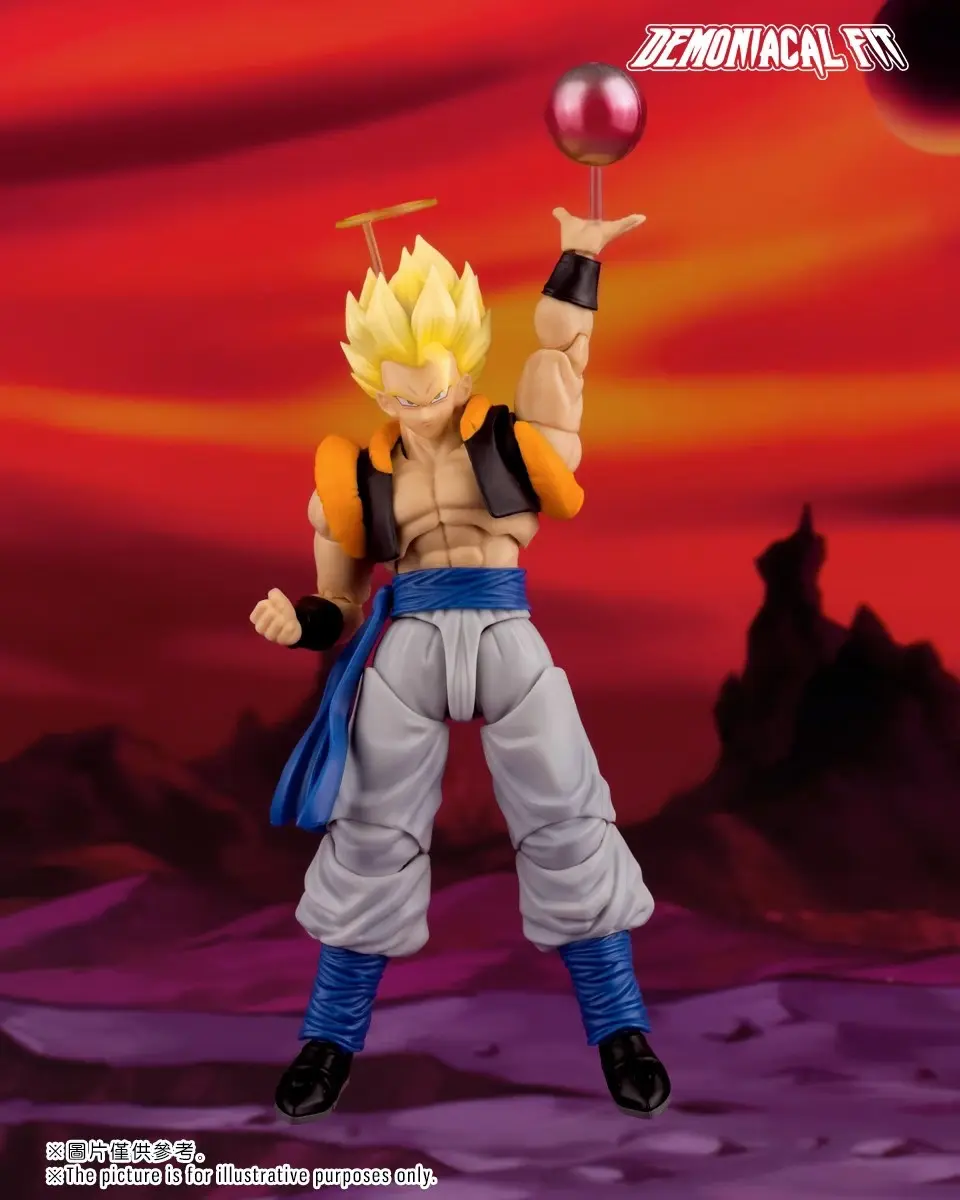 Demoniacal Fit Gogeta Figure Dragon Ball Z SHF Hero Waltz Gogeta The Supreme Dance Super Saiyan Trunks Action Figure Toy Gift