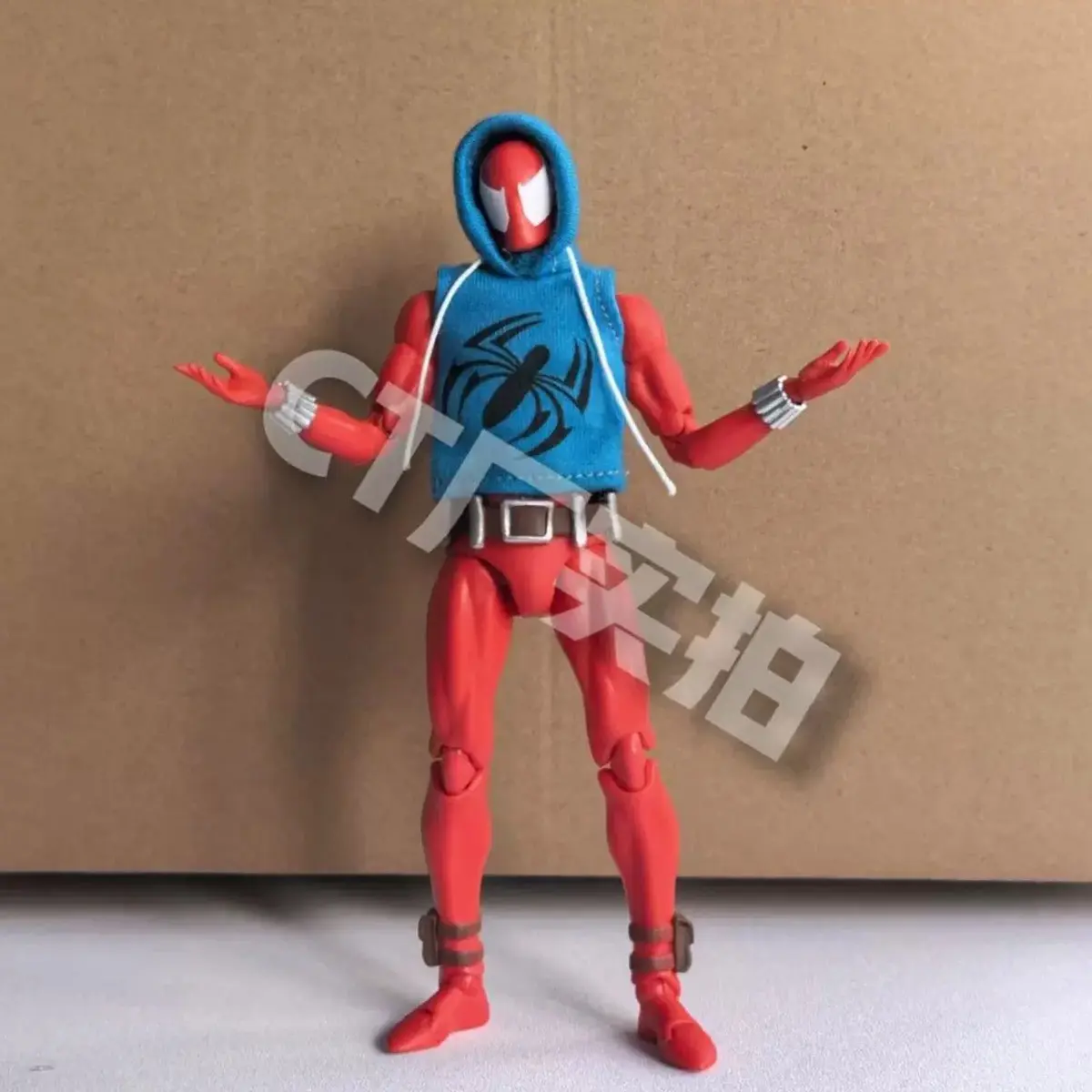 In Stock CT Toys Spiderman Mafex 186 Figure Scarlet Spider The Amazing Spider-Man Comic Action Figure Model Figurine Toy Gift