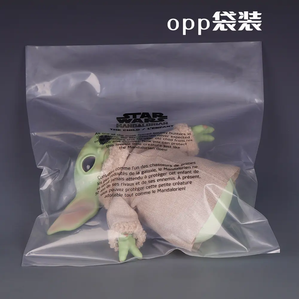 17CM Baby Yoda Anime Figure With Clothes Doll Mandalorian Desktop Ornaments Toys Gift Baby Yoda Doll