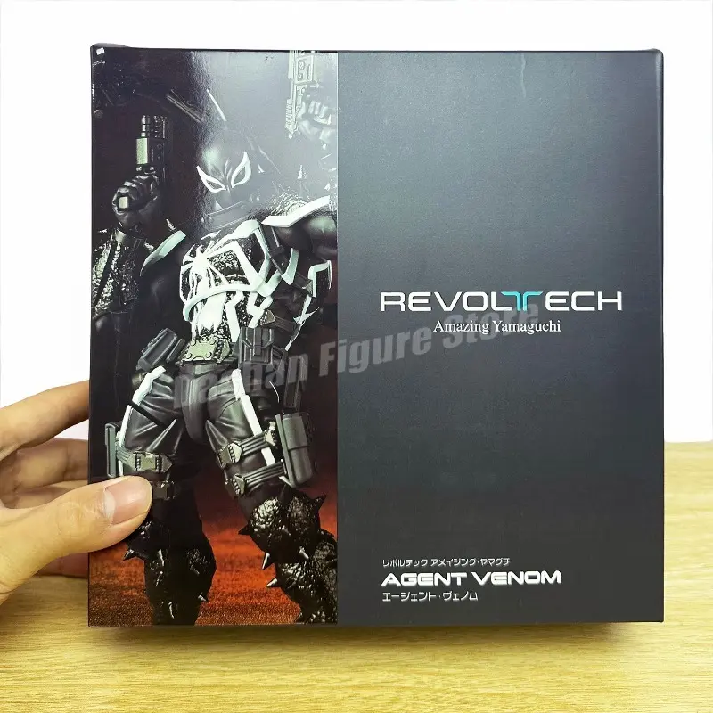 Amazing Yamaguchi Revoltech Agent Venom Action Figure Collection Superhero Eugene Thompson Venom Figurine Model Toys for Gifts
