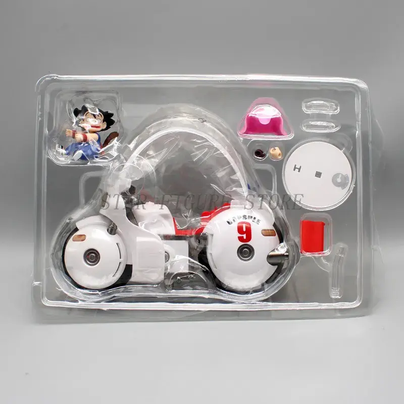 SHF Dragon Ball Adventure Action Figure Bulma's Motorcycle Hoipoi Capsule No. 9 Figurine Childhood Goku Bulma Model Toys Gifts