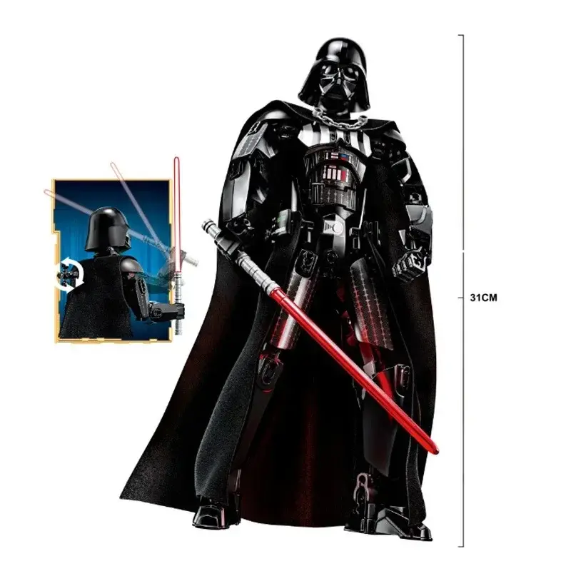 Disney Star Wars Anime Figure Doll Stormtrooper Darth Vader Space Wars Skywalker Model Action Figure Children's Toys