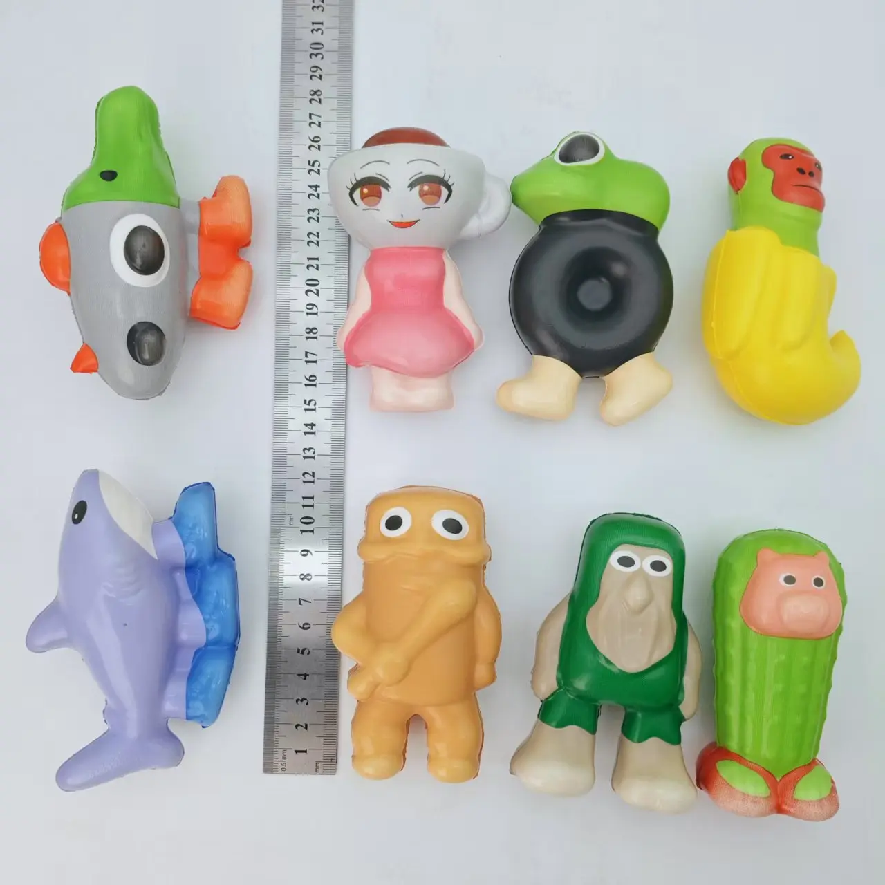 Tralalero Tralala Fidget Toys Tungtung Sahur Brainrot Squishy Toy Kids Stress Relief Doll Adult Release Emotions Accessory Gift