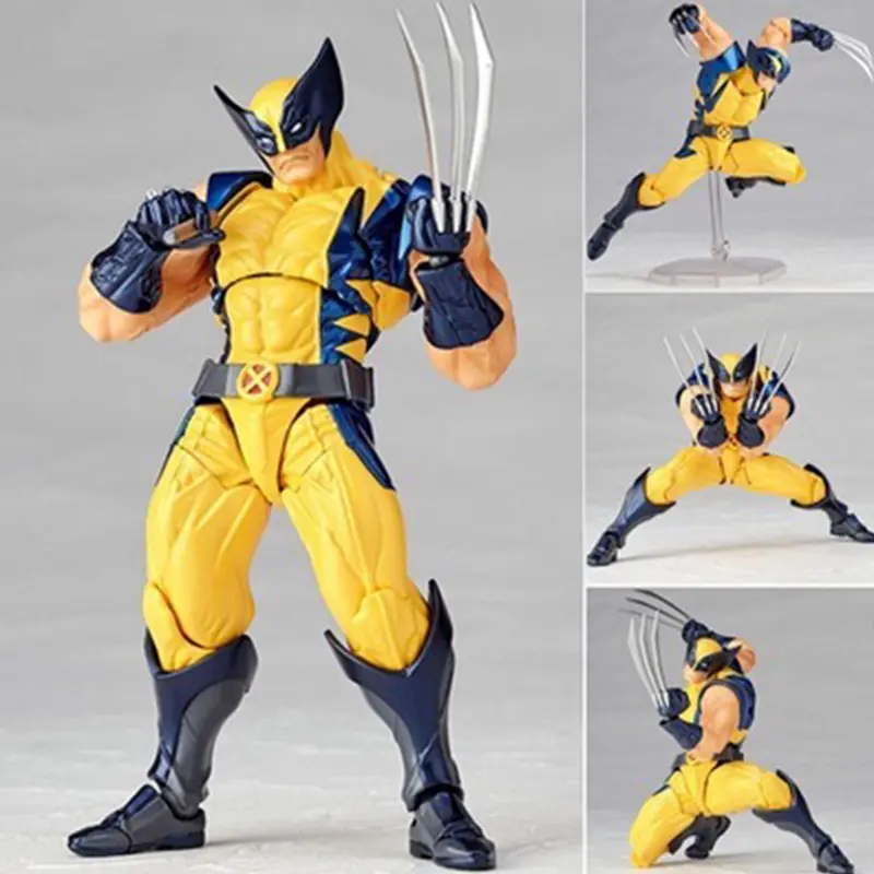 Amazing Yamaguchi Deadpool & Wolverine Action Figure PVC Collection New Mutants Wilson Comics Model Movie Toy for Kids Gift