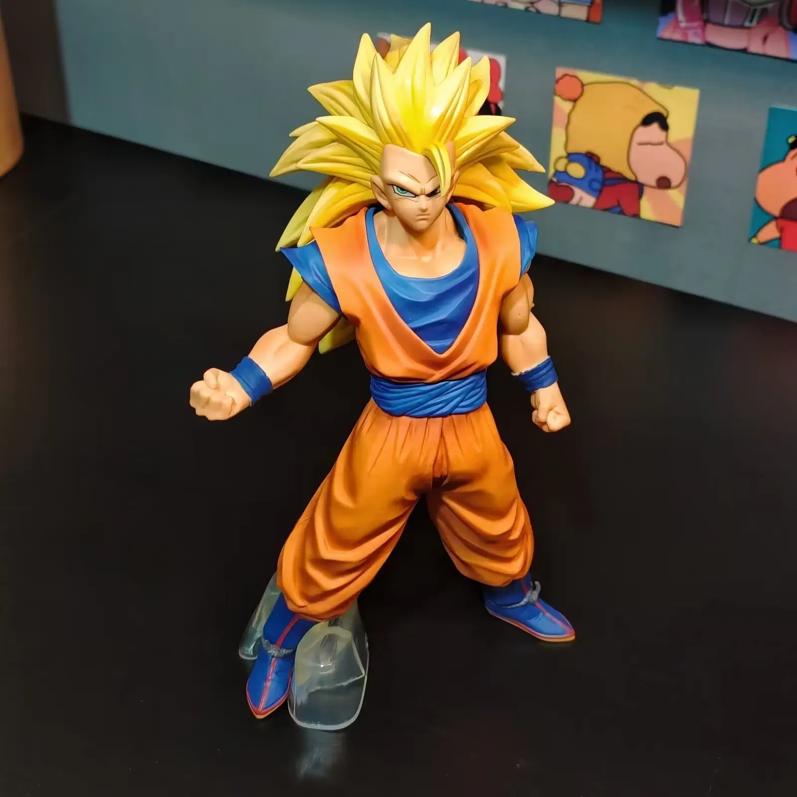 Anime Dragon Ball Handmade Doll Sun Wukong Super Saiyan 3 Model Play Doll Ornament Model Ornament Birthday Gift Toy Collectibles