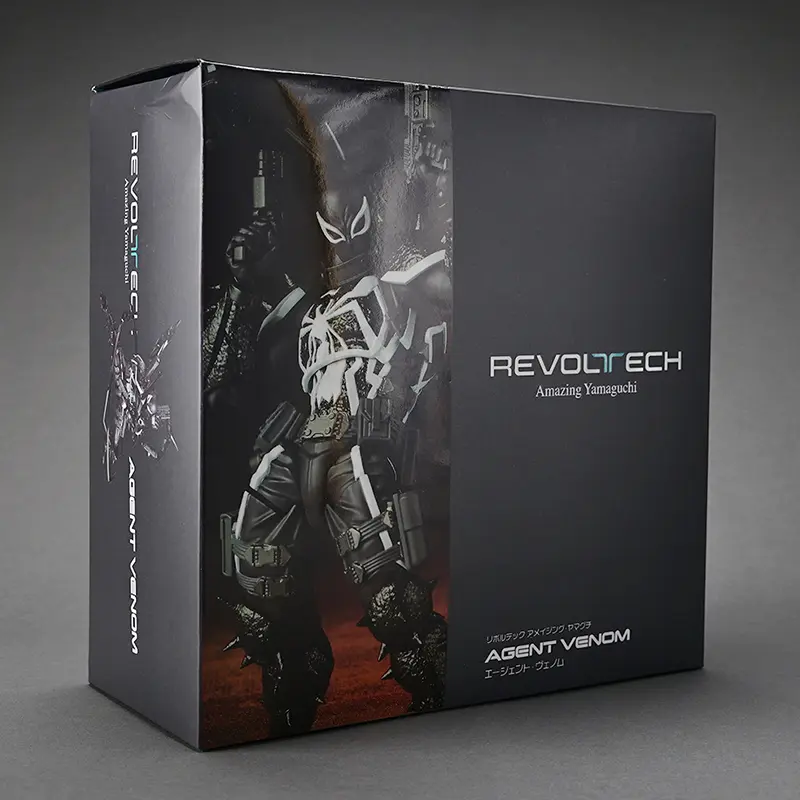 Agent Venom Action Figure Kaiyodo Revoltech Figurine Marvel Pvc Movable Collection Eugene Thompson Ko Model Toy Gfit