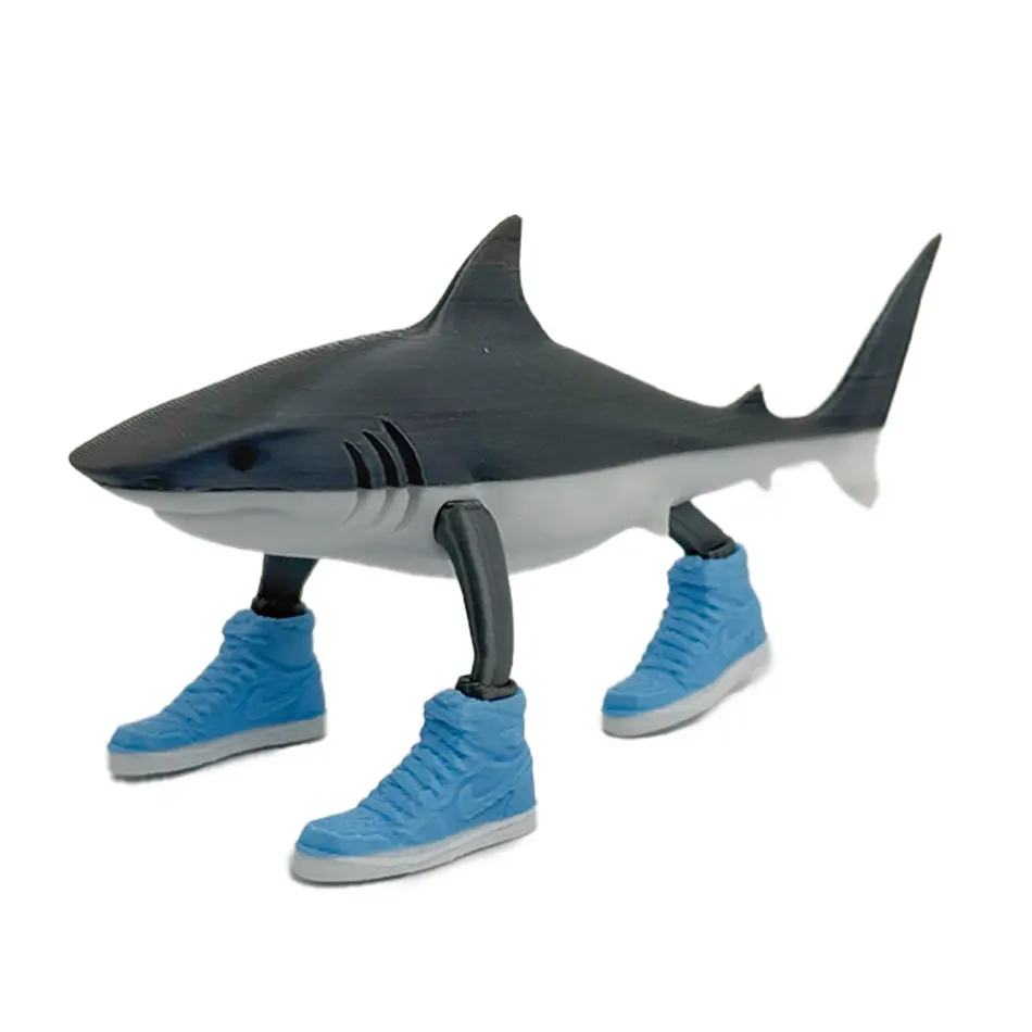 Hot Tungtung Sahur Tralalelo Tralala Shark Shimpanzini Bananini Anime Action Figure Collectible Model Garage Kit Toys Gift