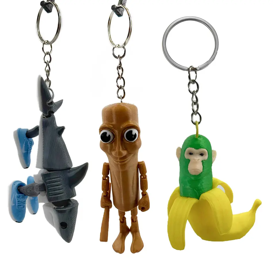 Hot Tungtung Sahur Tralalelo Tralala Shark Shimpanzini Bananini Anime Action Figure Collectible Model Garage Kit Toys Gift