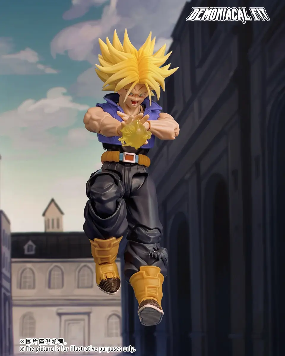 Demoniacal Fit Dragon Ball Z Shf Super Saiyan Action Figure Trunks The Boy From The Future Son of Tomorrow Figures Toys Gifts
