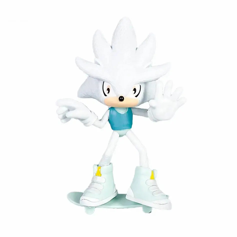 New Anime Figure Sonic PVC Character Toy Hedgehog Shadow Mouse Flying Mouse Figure Model Dolls Trendy Play Window Box Card Gift