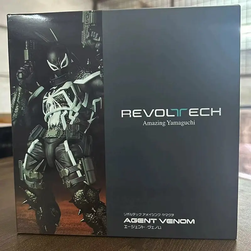 AMAZING YAMAGUCHI Agent Venom KAIYODO Eugene Thompson Symbiote Deadpool Comics Action Figure Model Movie Toys For Kids Doll Gift