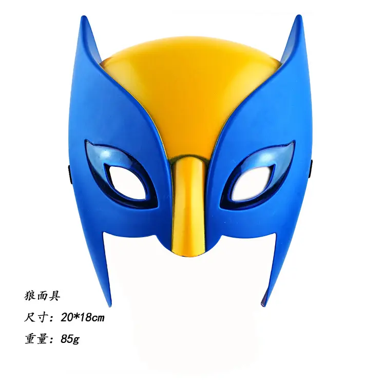 Marvels Wolverine Wolf Claws Mask Cape Anime Action Figures Cat Talon Facepiece Cloak Kids Cosplay Classic Toys Children Gift