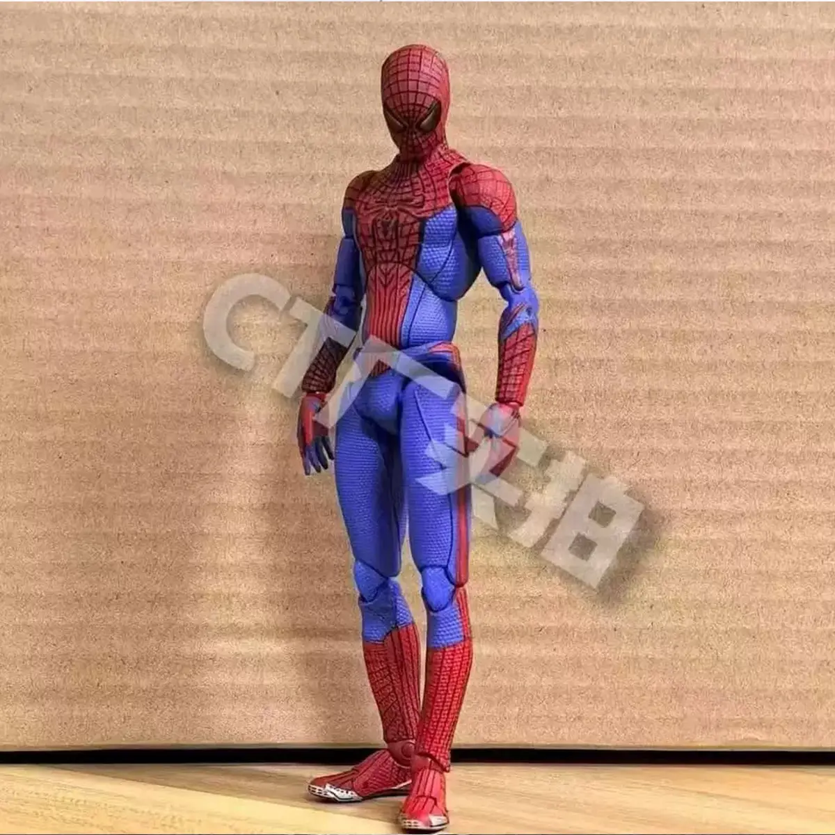 Ct Toys Mafex 001Spiderman Peter Parker Andrew Garfield The Amazing Spider-Man Shf Anime Action Figure Figurine Toys Customized