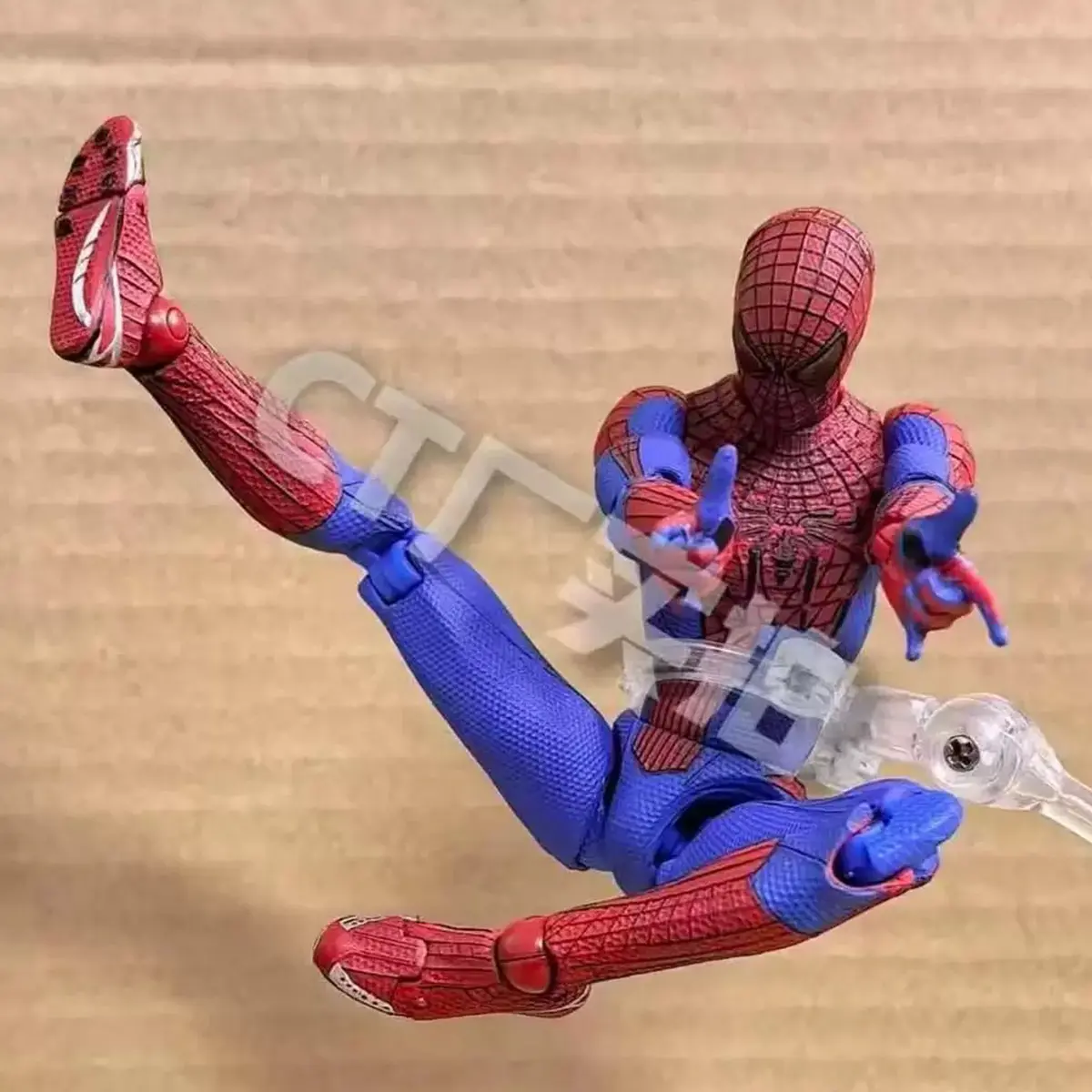 Ct Toys Mafex 001Spiderman Peter Parker Andrew Garfield The Amazing Spider-Man Shf Anime Action Figure Figurine Toys Customized