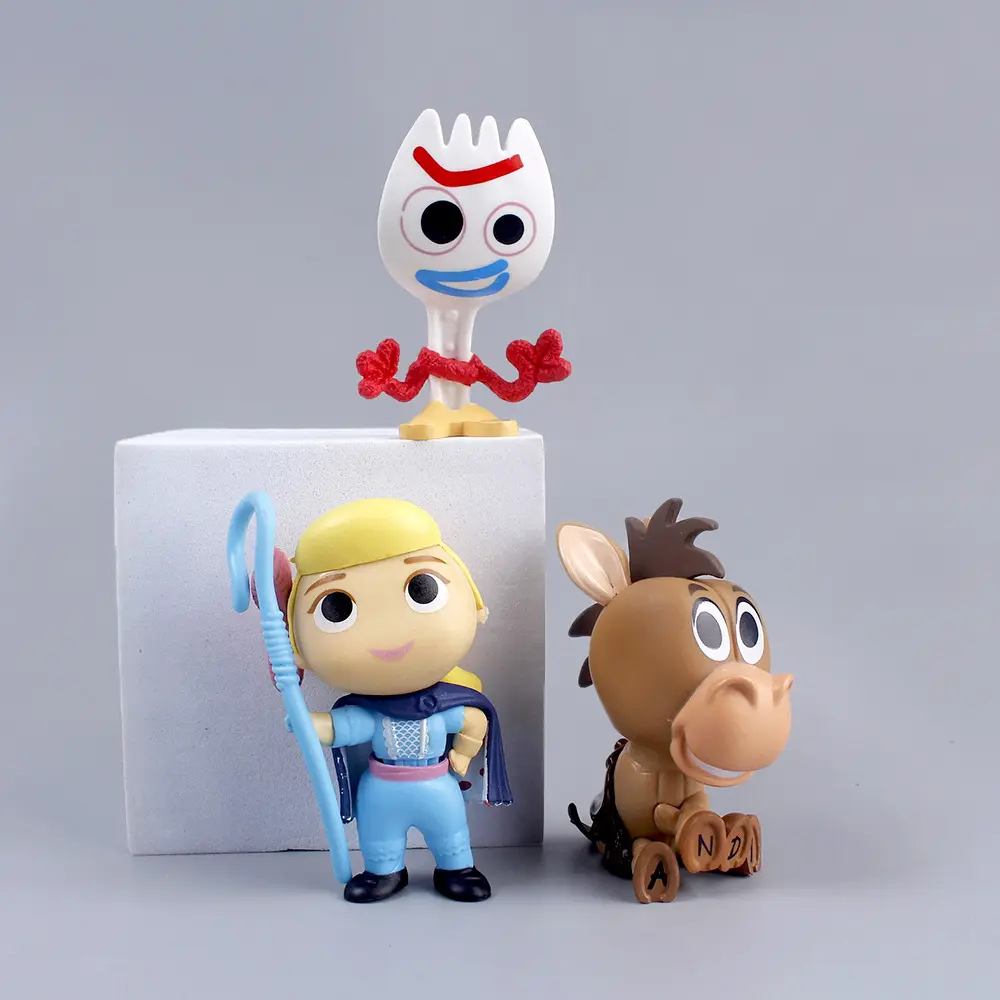 10Pcs/Set Cartoon Movie Toy Story Woody Buzz Lightyear Q Version Action Figure Model Dolls Kids Toys For Children Christmas Gift