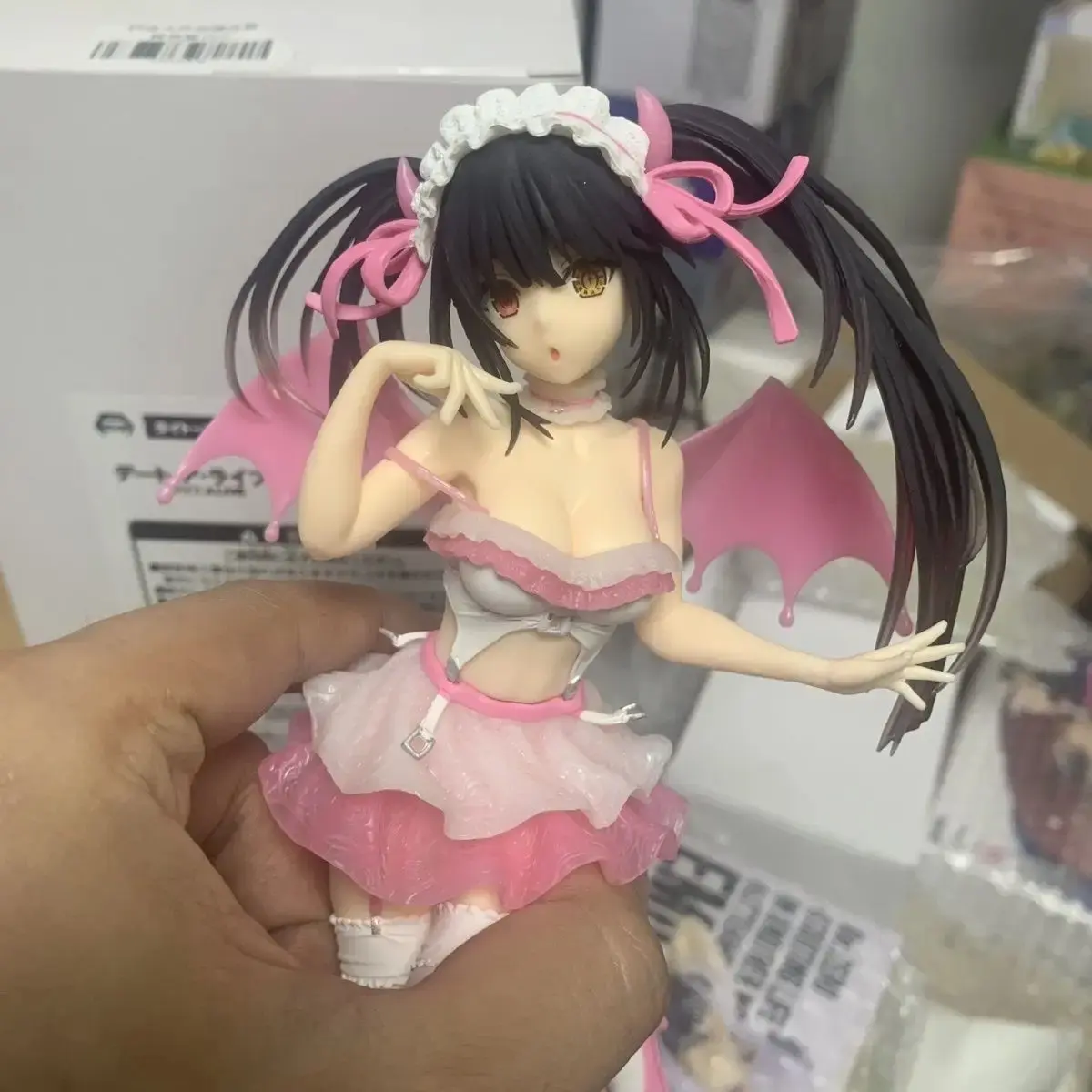Date A Live Figure Tokisaki Kurumi Figures Swimwear Figurine Desk Decoration Pvc Statue Model Doll Collection Toys Holiday Gifts