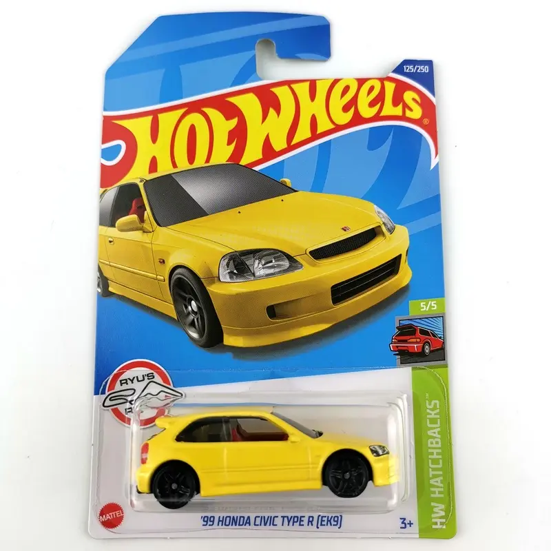 Hot Wheels Cars HONDA SERIES CIVIC TYPE R EK9 SUPER CUB 1/64 Metal Die-cast Model Collection Toy Vehicles