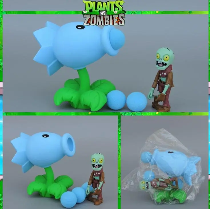 Plants vs Zombies pvz toys Peashooter Pvc Action Figure Model Toy Gifts Toys Children High Quality Brinquedos Toys launch plants