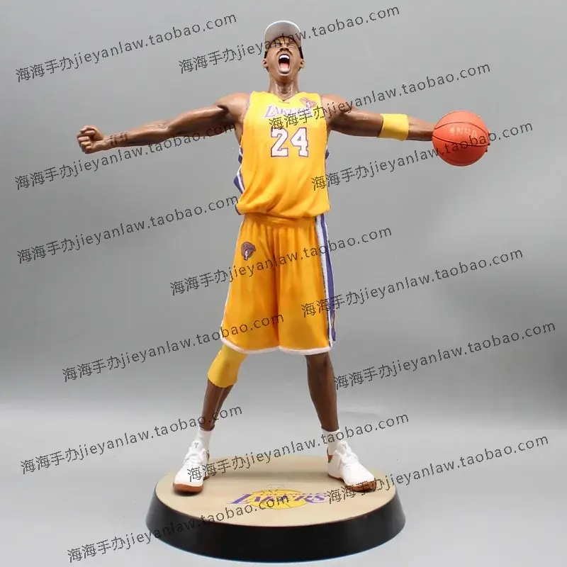 Character 34cm Model Lakers Roaring Post 24 Bryant Basketball Home Decoration Collectible Doll Model Figures Souvenir Toy Gifts