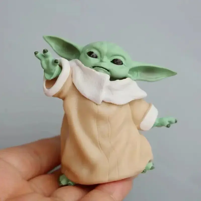 8cm Disney Toy Master Baby Yoda Darth PVC Action Figure Anime Figures Collection Doll Mini Toy Model for Children Gift