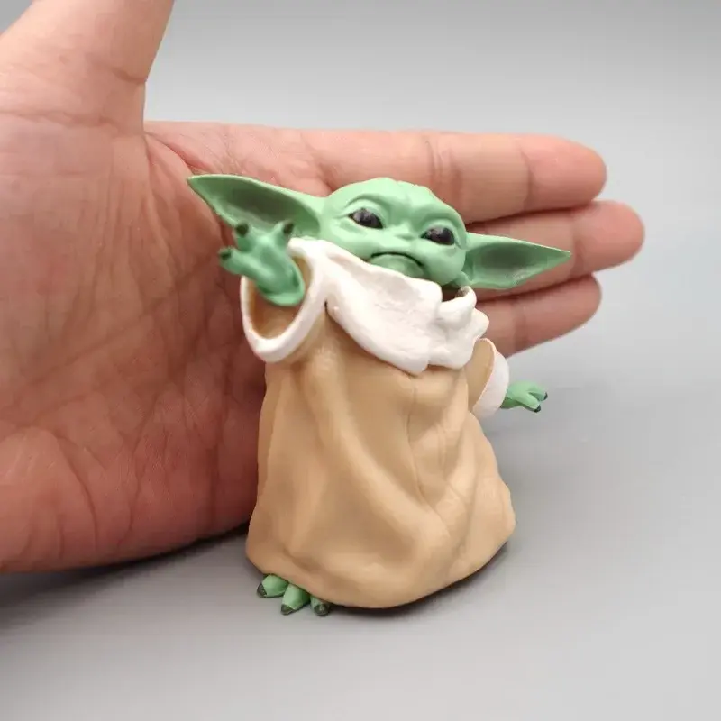 8cm Disney Toy Master Baby Yoda Darth PVC Action Figure Anime Figures Collection Doll Mini Toy Model for Children Gift