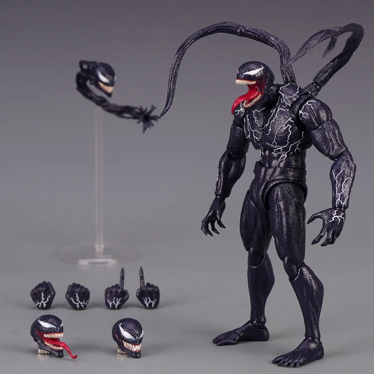 19cm Venom 2 SHF Figure Legends Series Action Figurine Anime Pvc Model Dolls Collection Gk Statue Model Dolls Toys Kids Gifts