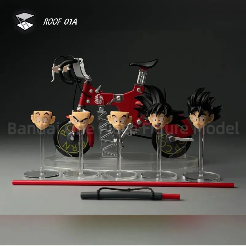 In Stock Tonsenarttoys Kamione 01A 01B Dragon Ball Z SHF Fly Page Son Goku Ride Bike Accessories Anime Action Figures Toys Model