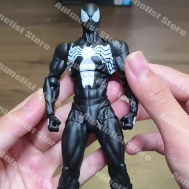 IN STOCK  Mess Toys Black Spiderman Action Figure Anime Spider Red Black Suit Neighbor Symbiote Scarlet Spider Ct Toys Gift Toy