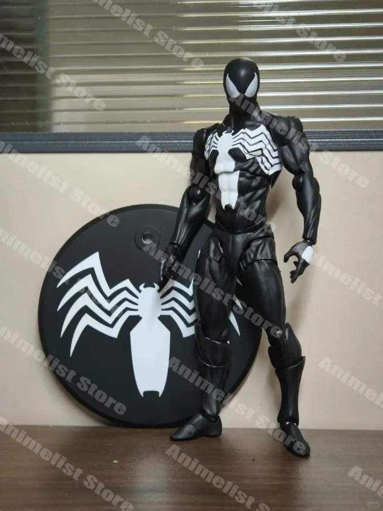 IN STOCK  Mess Toys Black Spiderman Action Figure Anime Spider Red Black Suit Neighbor Symbiote Scarlet Spider Ct Toys Gift Toy