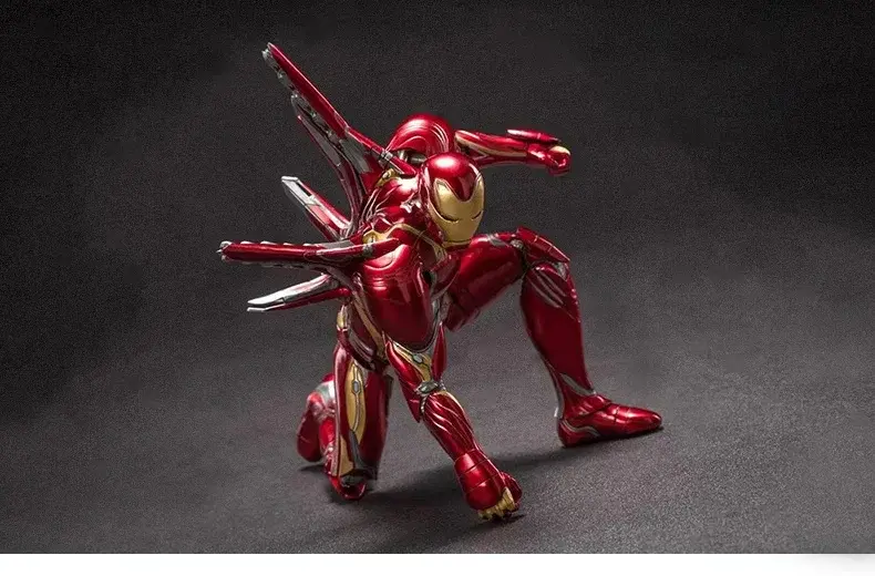 ZD Marvel Avengers Toys Iron Man Nanometre War Armor MK50 MARK50 Action Figure 7 Inch Mark Doll Moves Together Ornament Gifts