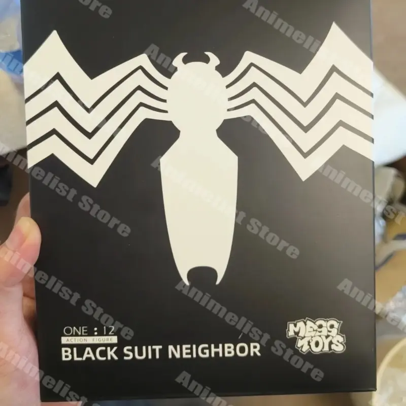 IN STOCK  Mess Toys Black Spiderman Action Figure Anime Spider Red Black Suit Neighbor Symbiote Scarlet Spider Ct Toys Gift Toy
