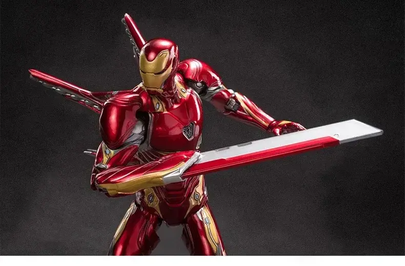 ZD Marvel Avengers Toys Iron Man Nanometre War Armor MK50 MARK50 Action Figure 7 Inch Mark Doll Moves Together Ornament Gifts