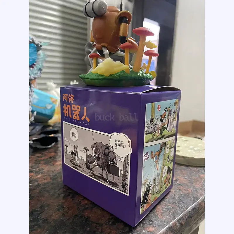 Dragon Ball Figure Shu Anime Figures Shu Robot Vs Son Goku Figurine Model Statue Doll Collection Decoration Toys Birthday Gifts
