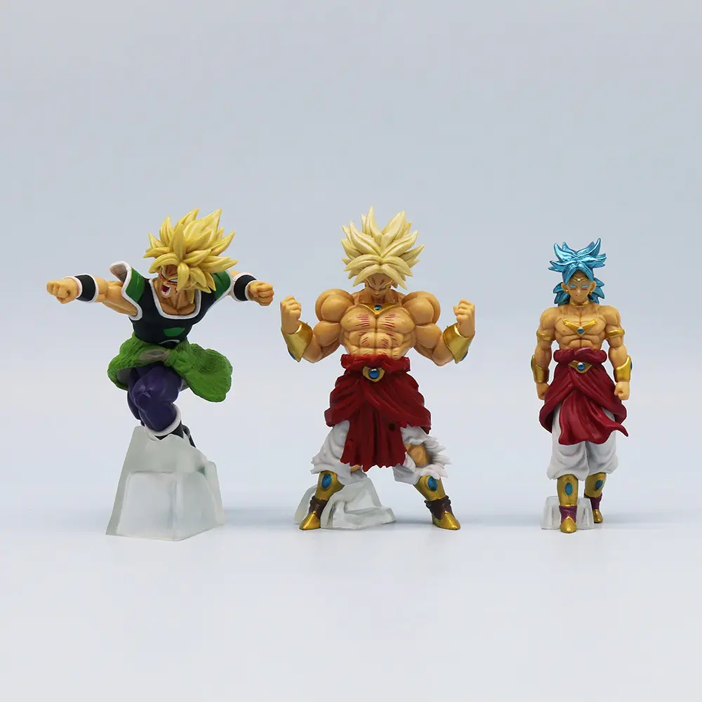 Random 1Pcs Amine Dragon Ball Broly Total Form Super Saiyan Broly Figurine Pvc Action Figures Statue Collection Model Toy Gifts
