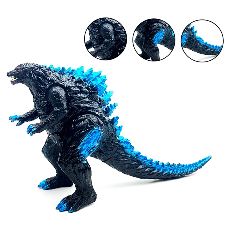 Planet Godzilla Action Figures 3 Colors Anime Figure Model Godzilla 16cm Soft Glue Monster Doll Statue Ornaments Children Toys