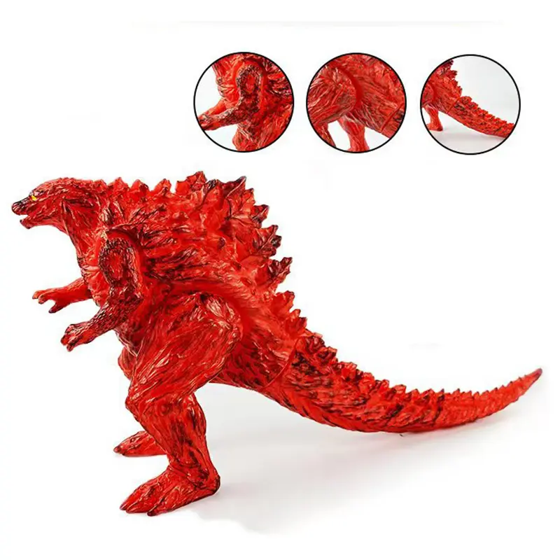 Planet Godzilla Action Figures 3 Colors Anime Figure Model Godzilla 16cm Soft Glue Monster Doll Statue Ornaments Children Toys