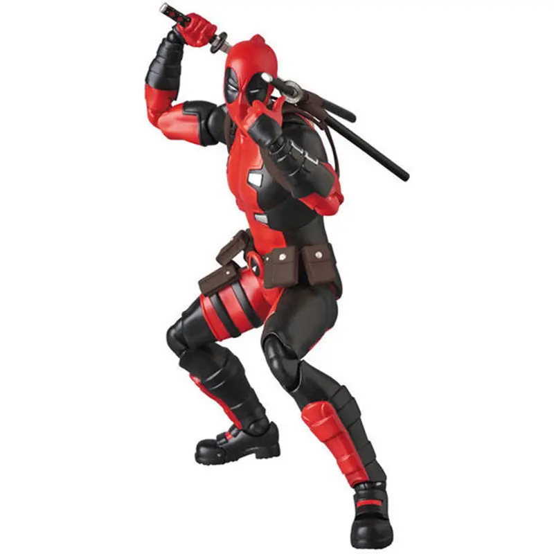 16cm Deadpool Figure Mafex 082 X-Men Action Figure Comic Version Deadpool Statue Collection Dolls Ornament Birthday Gifts
