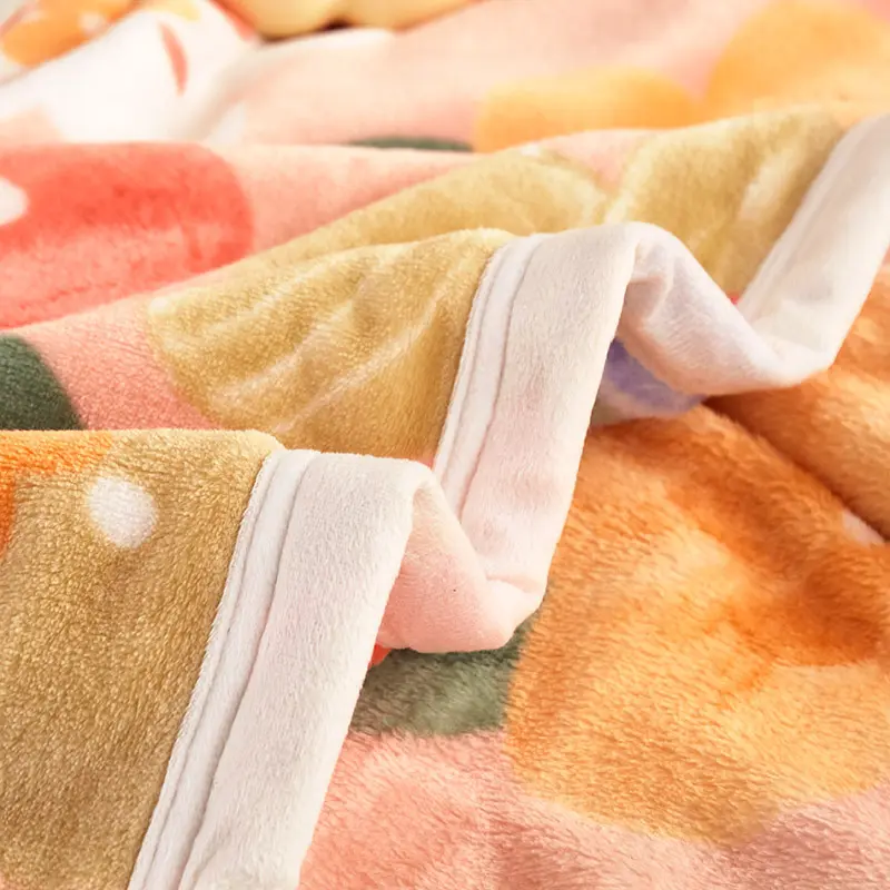 Thick Mink Flannel Blanket Flannel Nightgown Blanket Air Conditioning Cover Blanket Wool Blanket Thick Mink Flannel Blanket