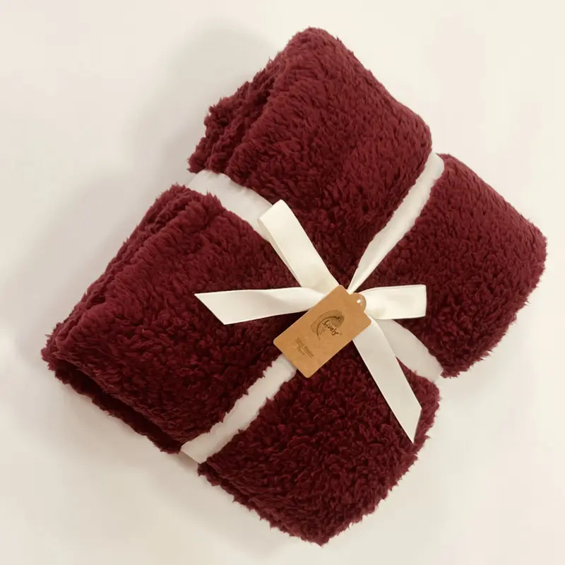 200x230 Imitation Cashmere Blanket Bed with Warm and Soft Blanket Fluffy and Fluffy Blanket Thick Office and Home Blanket Towel
