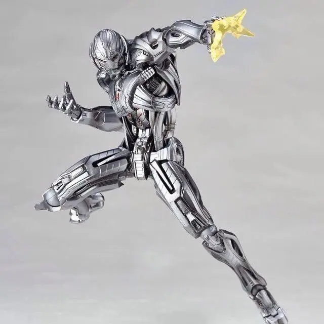 17cm Ultron Action Figure Avengers Kaiyodo Amazing Anime Figurine Pvc Ko Models Customized Soilder Statue Collectible Toy Gift