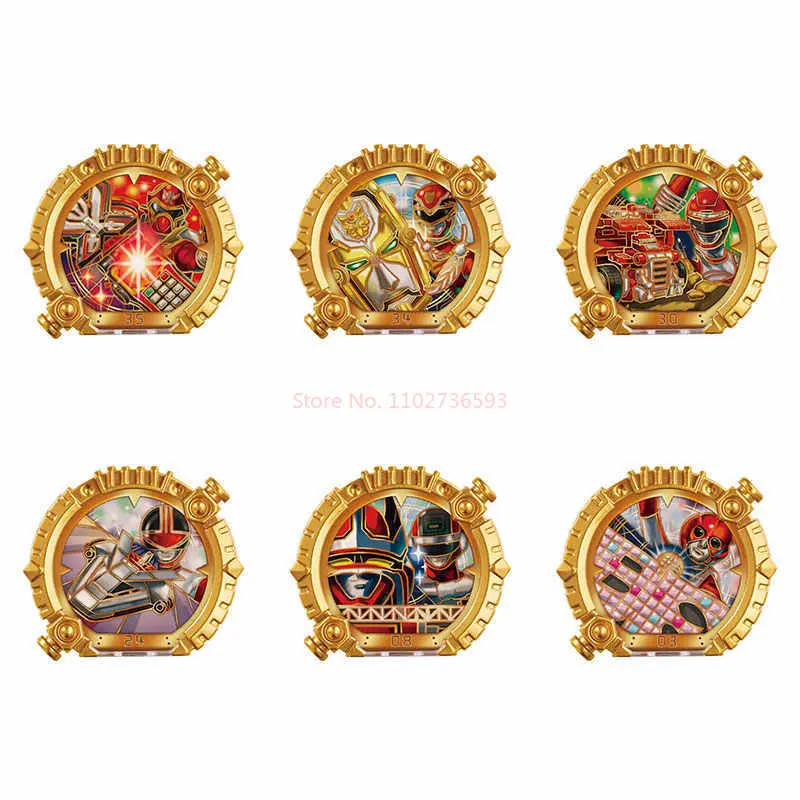Bandai No.1 Sentai Gozyuuger Beastial Prop Ring Fierce God Beast King Style Candy Toyssg Leon Buster Ring Action Figure Toy Gift