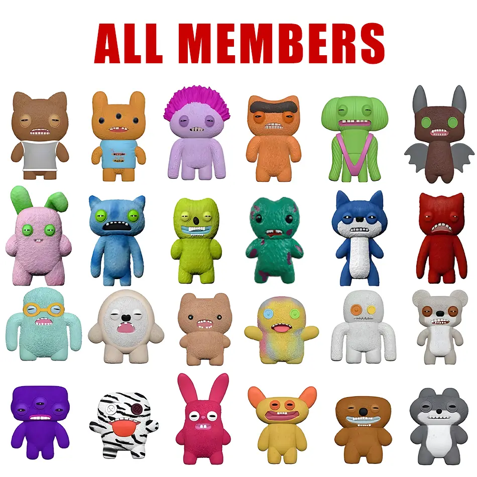202512Pcs/Set Funk Teeth Treasure Cute Teeth Monster Series Blind Box Figure Ugly Cute Trendy Toys Plastic Toys Childrens Gifts