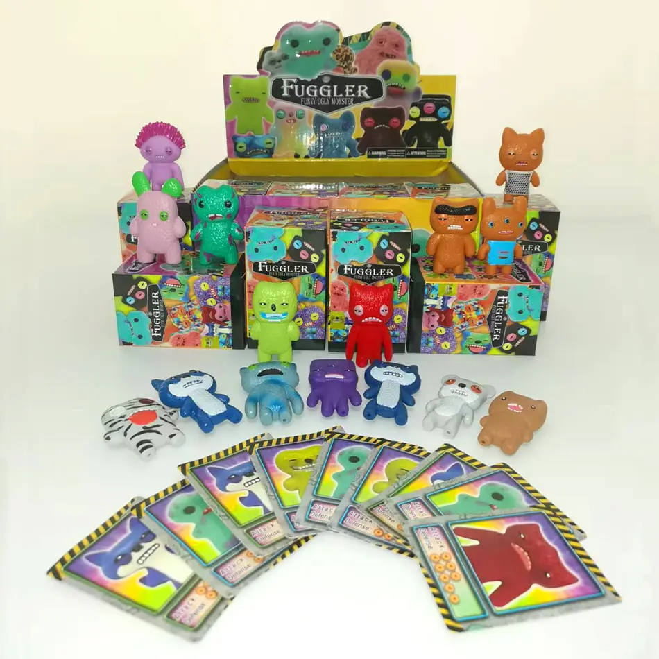 202512Pcs/Set Funk Teeth Treasure Cute Teeth Monster Series Blind Box Figure Ugly Cute Trendy Toys Plastic Toys Childrens Gifts