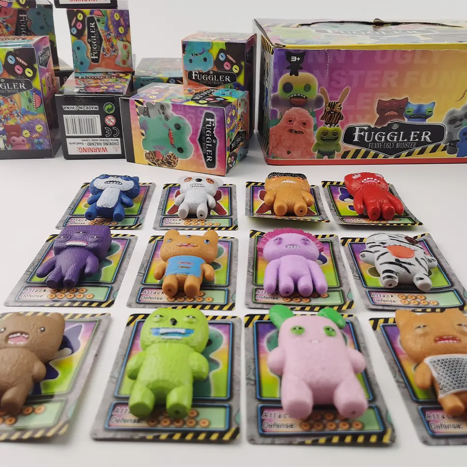 202512Pcs/Set Funk Teeth Treasure Cute Teeth Monster Series Blind Box Figure Ugly Cute Trendy Toys Plastic Toys Childrens Gifts