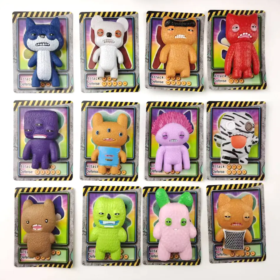 202512Pcs/Set Funk Teeth Treasure Cute Teeth Monster Series Blind Box Figure Ugly Cute Trendy Toys Plastic Toys Childrens Gifts