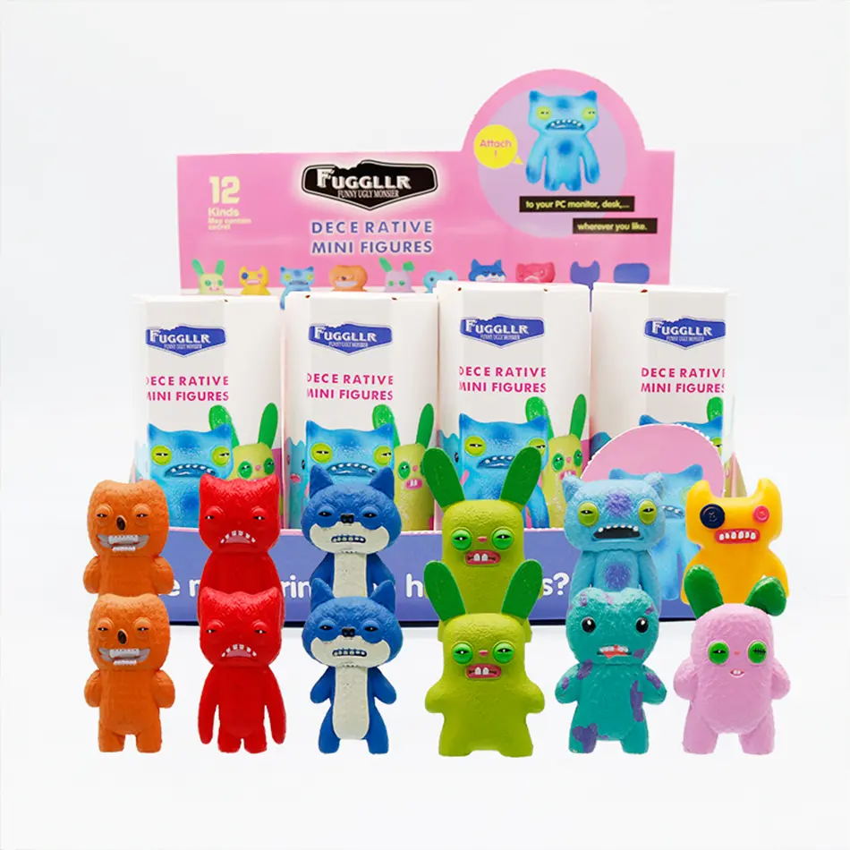 2025 12Pcs/Set Funk Teeth Treasure Cute Teeth Monster Series Blind Box Figure Ugly Cute Trendy Toys Plastic Toys Childrens Gifts