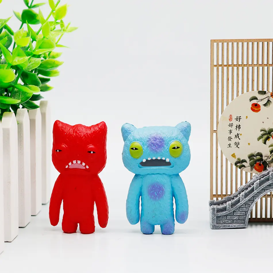 2025 12Pcs/Set Funk Teeth Treasure Cute Teeth Monster Series Blind Box Figure Ugly Cute Trendy Toys Plastic Toys Childrens Gifts